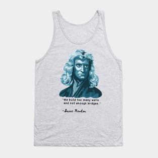 Isaac Newton  Portrait Tank Top